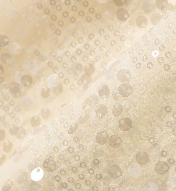 SHIPS any「SHIPS any: スパンコール ジャカード バイカラー クルーネック シャツ カーディガン」|シャツ・ブラウス|