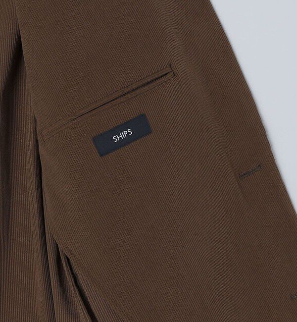 SHIPS「SHIPS:〈手洗い可能〉トリコット コーデュロイ ジャケット (セットアップ対応)」|テーラードジャケット|