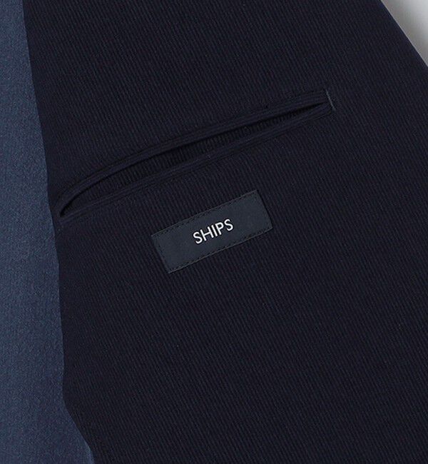 SHIPS「SHIPS:〈手洗い可能〉コーデュロイ ジャケット(セットアップ対応)」|テーラードジャケット|