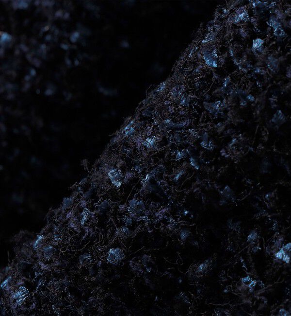 SHIPS for women「〈手洗い可能〉ミックスカラー ニット ジャケット」|ノーカラージャケット|