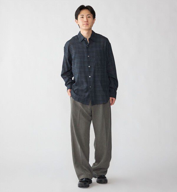 SHIPS「City Ambient Products: レギュラー ボイル チェック ロング スリーブ シャツ」|シャツ・ブラウス|
