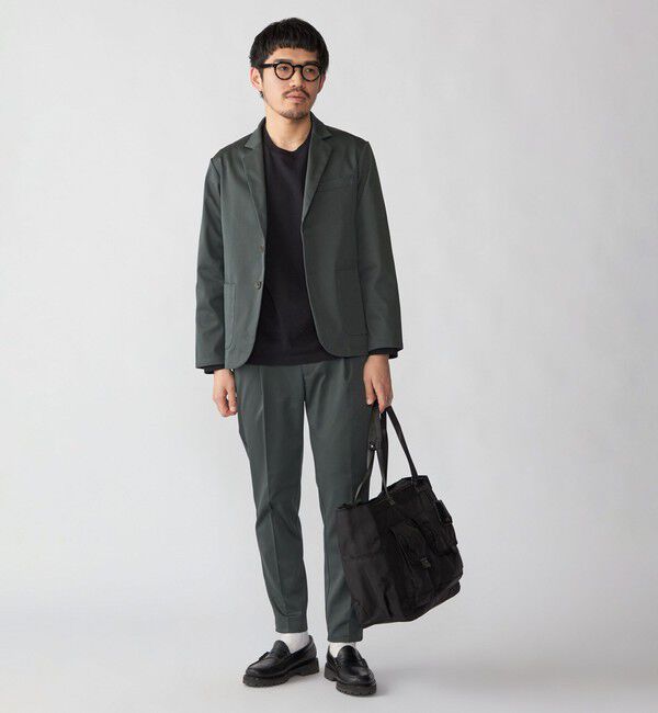 SHIPS「【WEB限定】SHIPS:〈洗濯機可能〉サテンストレッチ セットアップ」|スーツ|