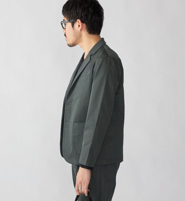 SHIPS「【WEB限定】SHIPS:〈洗濯機可能〉サテンストレッチ セットアップ」|スーツ|