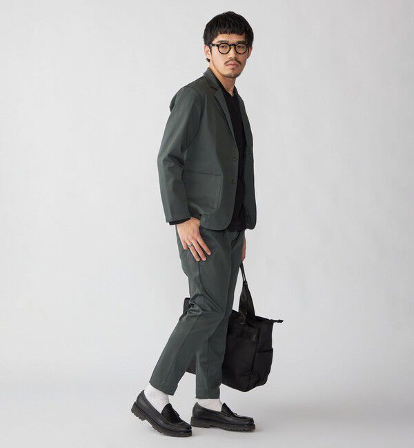 SHIPS「【WEB限定】SHIPS:〈洗濯機可能〉サテンストレッチ セットアップ」|スーツ|