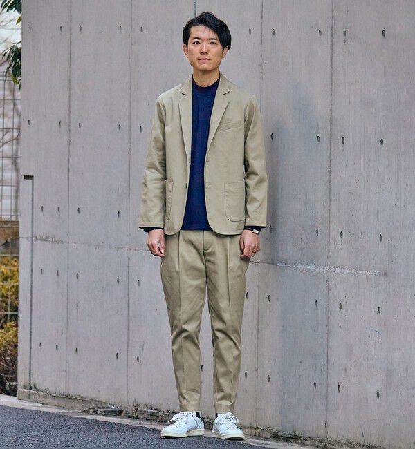 SHIPS「【WEB限定】SHIPS:〈洗濯機可能〉サテンストレッチ セットアップ」|スーツ|