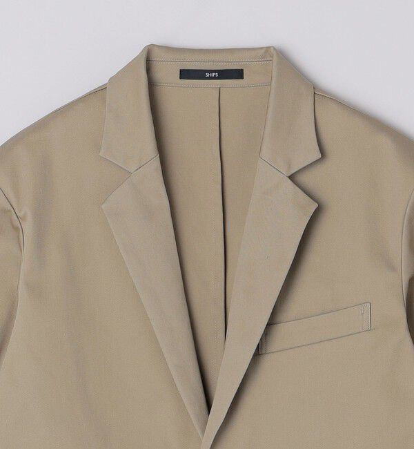SHIPS「【WEB限定】SHIPS:〈洗濯機可能〉サテンストレッチ セットアップ」|スーツ|
