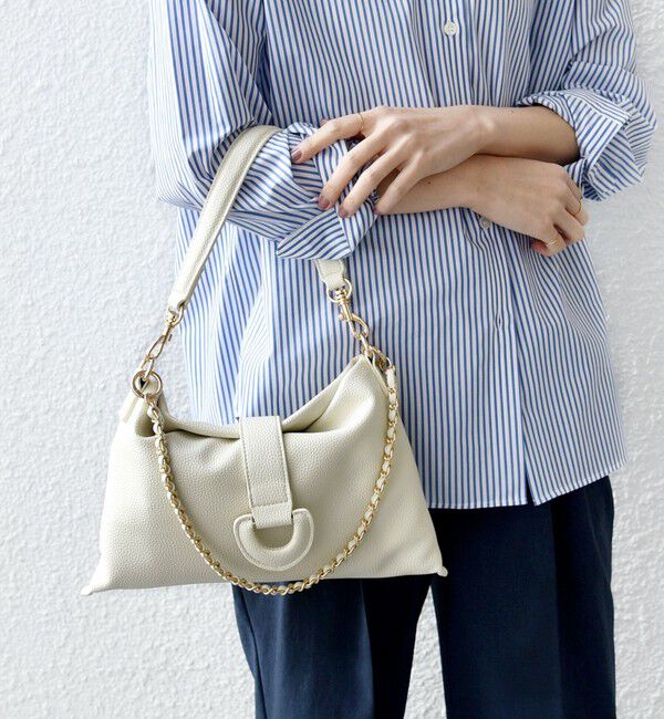 SHIPS for women「【WEB限定】フラップ デザイン バッグ」|ハンドバッグ|