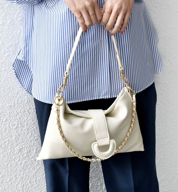 SHIPS for women「【WEB限定】フラップ デザイン バッグ」|ハンドバッグ|