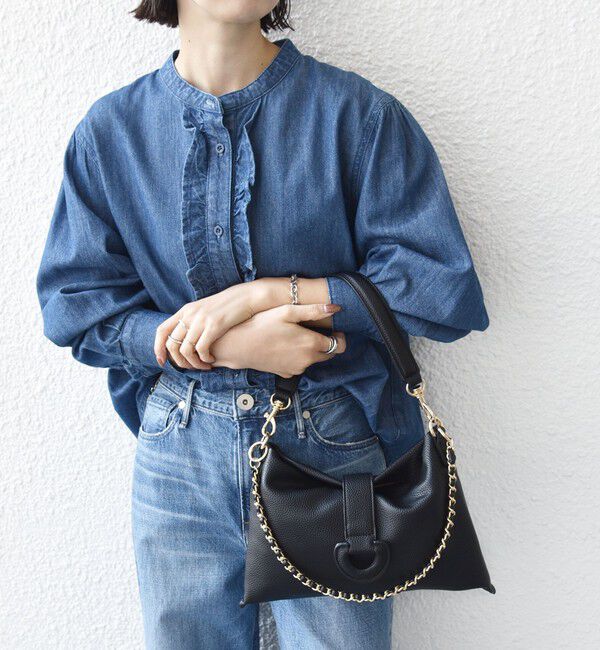 SHIPS for women「【WEB限定】フラップ デザイン バッグ」|ハンドバッグ|