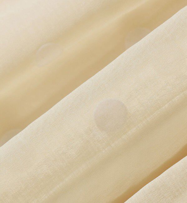 SHIPS Colors 「SHIPS Colors:〈手洗い可能〉シアー フロッキー ドット フレア スカート◇」|フレア|