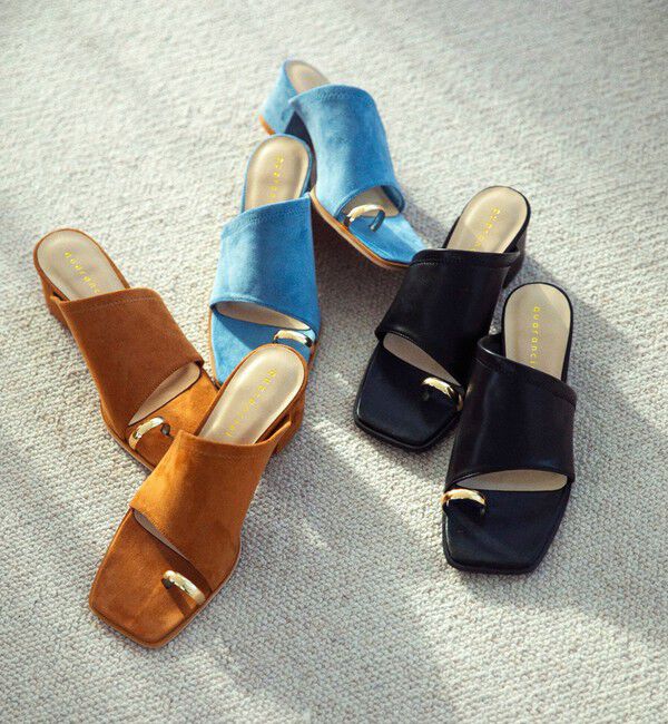 quaranciel「quaranciel: トゥリング メタル ヒール サンダル」|サンダル|