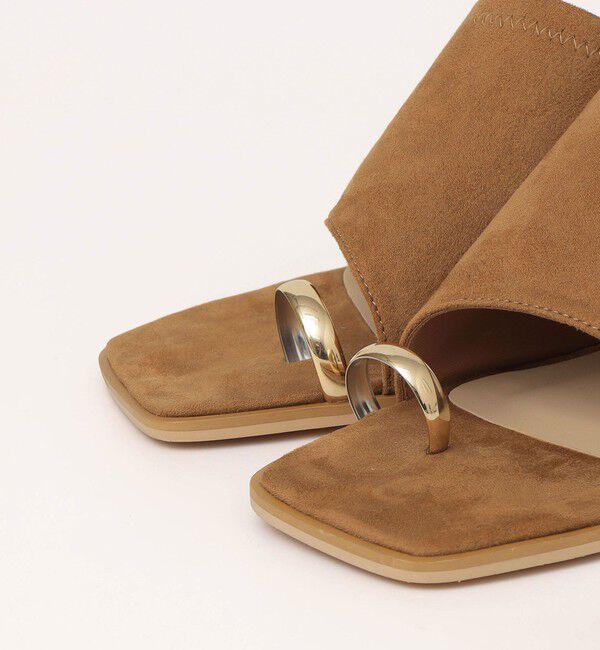 quaranciel「quaranciel: トゥリング メタル ヒール サンダル」|サンダル|