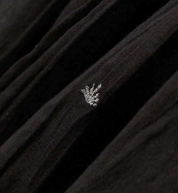 SHIPS for women「《予約》〈手洗い可能〉コットン オーガンジー リーフ 刺繍 袖 フリル ブラウス」|シャツ・ブラウス|