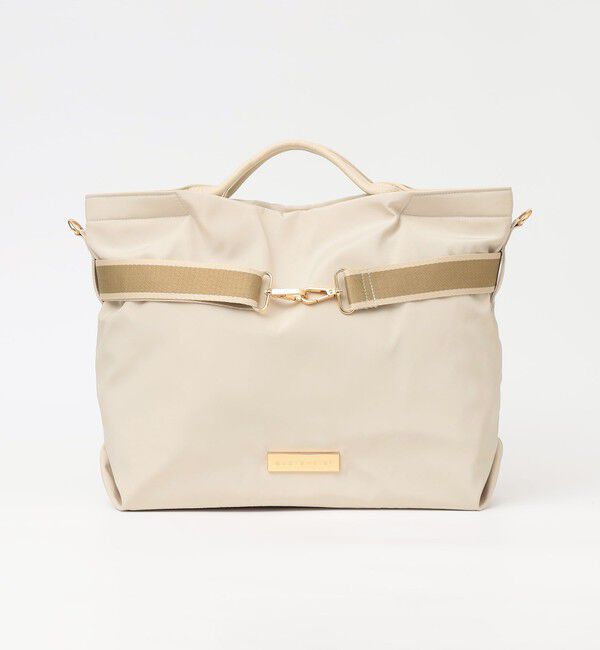 quaranciel「《予約》quaranciel: ラインベルト 2way ショルダー トート バッグ（A4対応）」|トートバッグ|