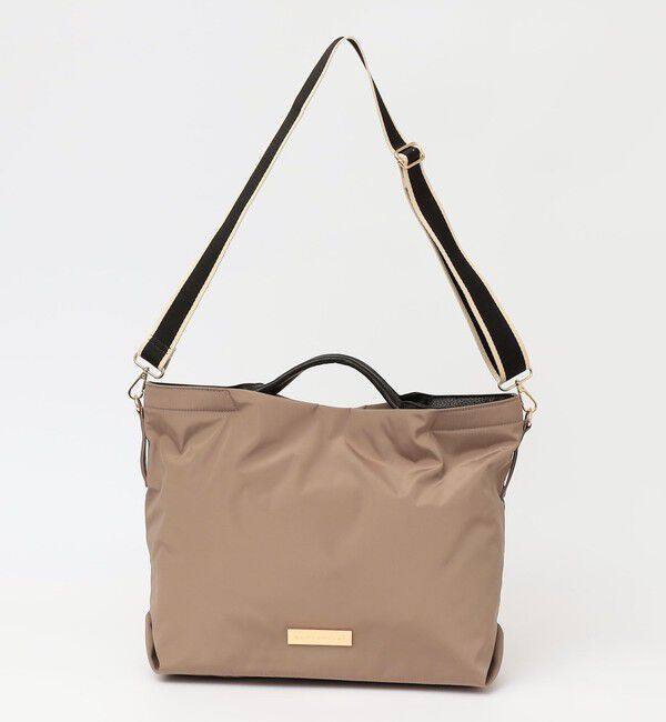 quaranciel「《予約》quaranciel: ラインベルト 2way ショルダー トート バッグ（A4対応）」|トートバッグ|