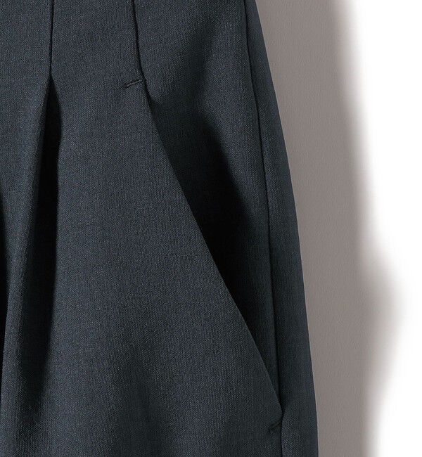 SHIPS for women「《予約》〈手洗い可能〉ドライ シャンタン フロント タック パンツ」|その他|