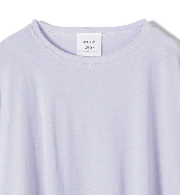 SHIPS for women「【SHIPS別注】assiette:ワイド ロング スリーブ TEE」|Tシャツ・カットソー|