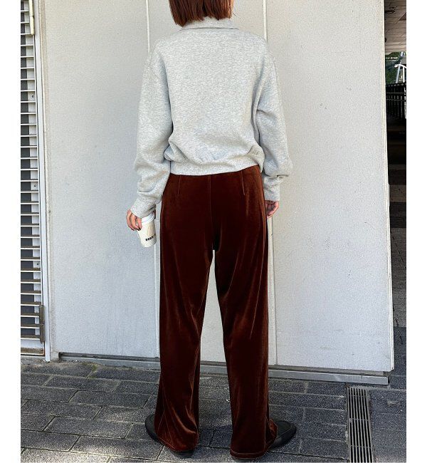 OUTDOOR PRODUCTS Usual Things「追加３ ベロアフレアパンツ」|スラックス|