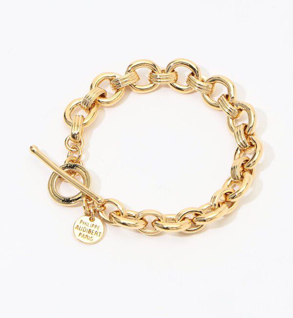 TOMORROWLAND GOODS「PHILIPPE AUDIBERT ゴールドチェーンブレスレット」|ブレスレット・バングル|