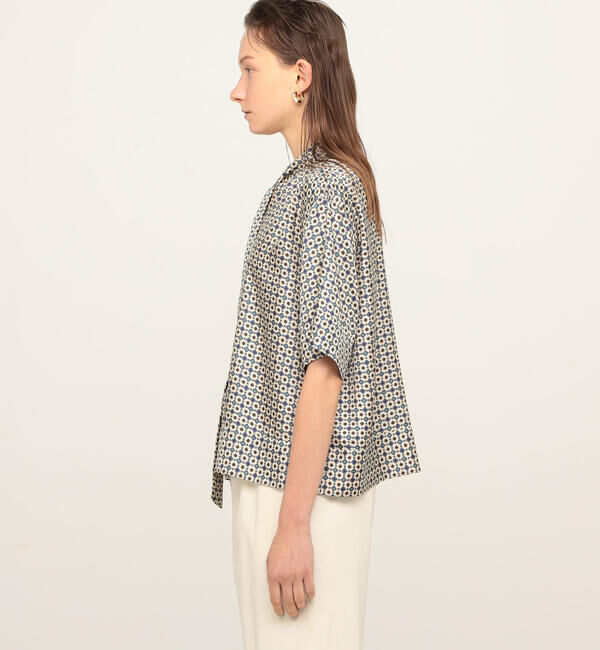 Ballsey「クレスタプリント ボウタイブラウス」|シャツ・ブラウス|