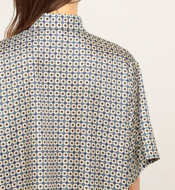 Ballsey「クレスタプリント ボウタイブラウス」|シャツ・ブラウス|