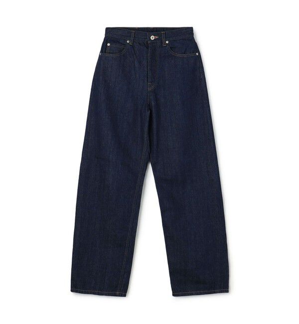 GALERIE VIE「セルヴィッチデニム ストレートパンツ」|デニム|69 ネイビー
