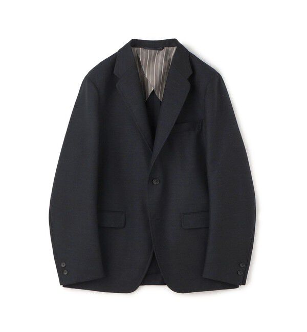 TOMORROWLAND MENS「シェットランドトロピカル シングルブレステッド2Bジャケット」|テーラードジャケット|69 ネイビー