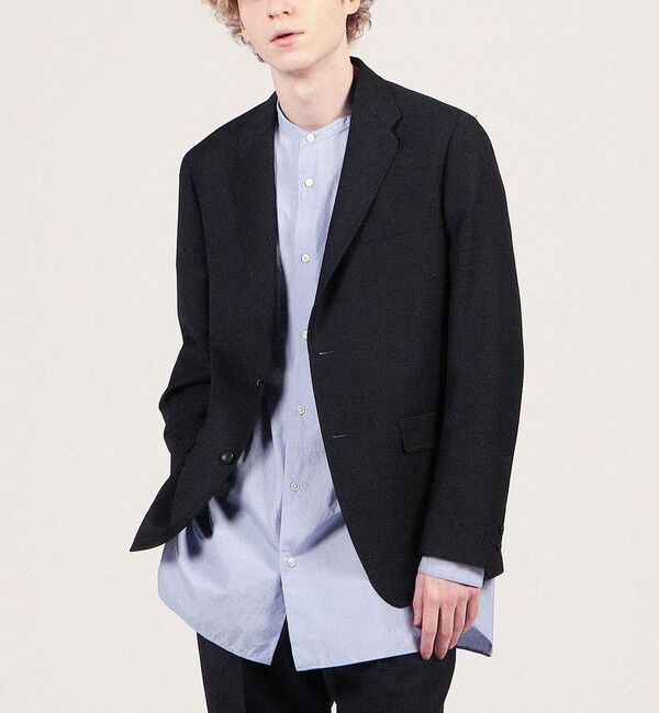 TOMORROWLAND MENS「シェットランドトロピカル シングルブレステッド2Bジャケット」|テーラードジャケット|