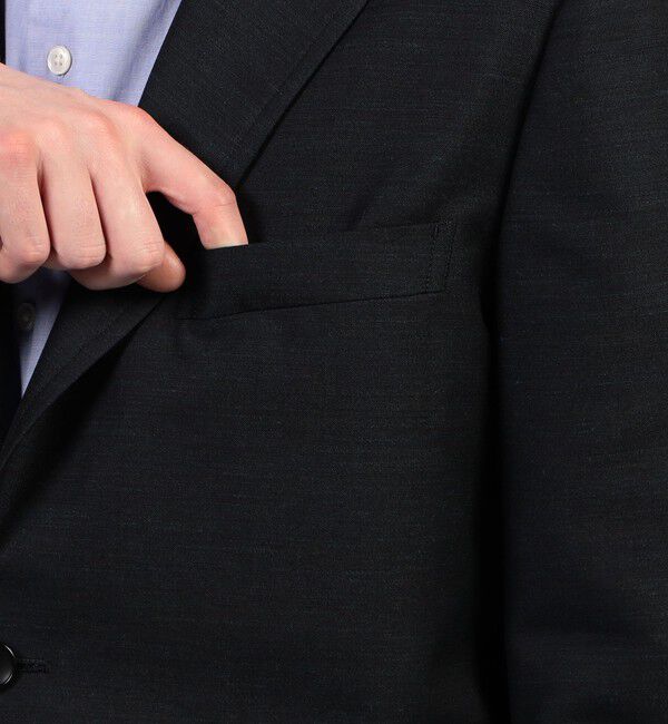 TOMORROWLAND MENS「シェットランドトロピカル シングルブレステッド2Bジャケット」|テーラードジャケット|