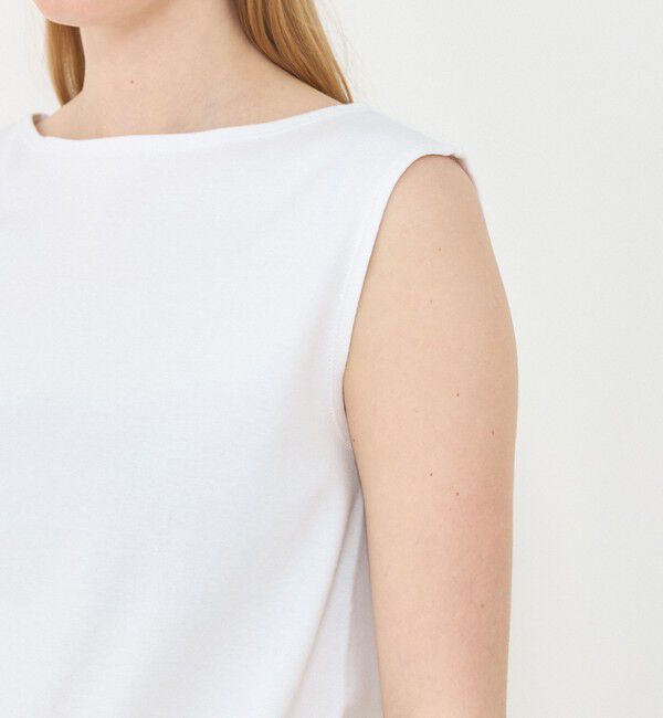 GALERIE VIE「ソフトジャージーリブ ノースリーブプルオーバー」|タンクトップ|