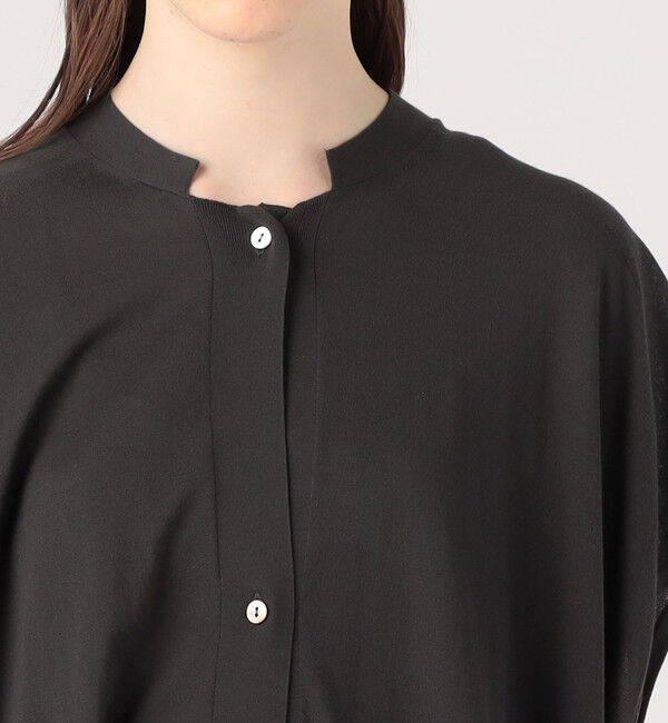 GALERIE VIE「クレープコットン ビッグプルオーバー」|ニット・セーター|