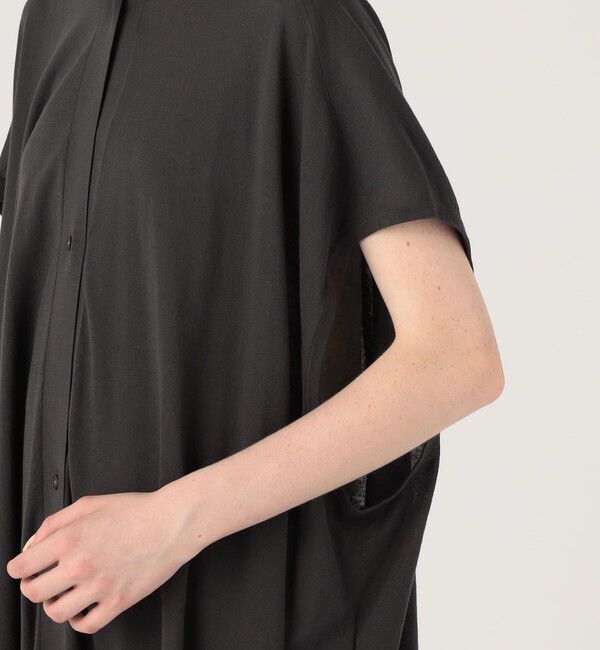 GALERIE VIE「クレープコットン ビッグプルオーバー」|ニット・セーター|