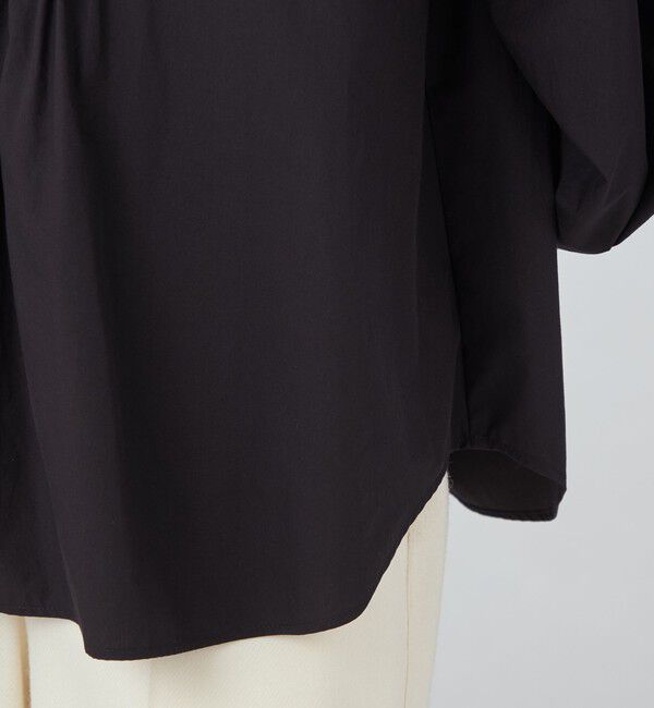 TOMORROWLAND collection「ブラックコンビネーション ボウタイブラウス」|シャツ・ブラウス|