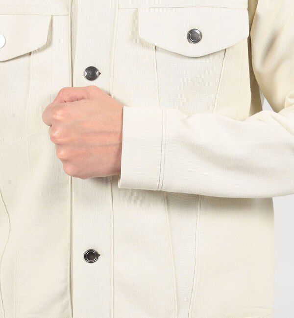 TOMORROWLAND MENS「TOMORROWLAND tricot ポリエステルコットン ニットGジャン」|ニット・セーター|