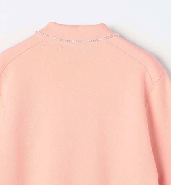 CABaN「コットンカシミヤ パールポロカーディガン」|カーディガン|