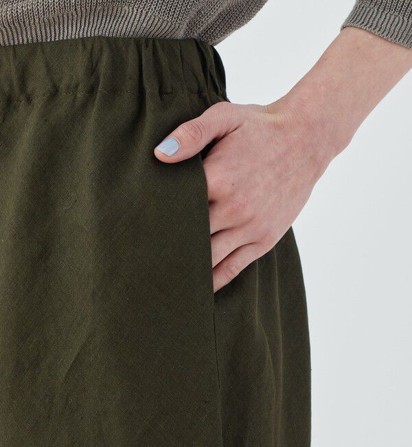 GALERIE VIE「リネンポプリン イージーワイドパンツ」|その他|