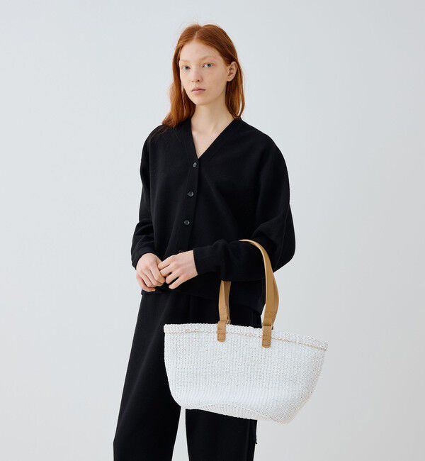 TOMORROWLAND GOODS「BUCKET BAGGAGE  バスケットバッグ ラージ」|かごバッグ|