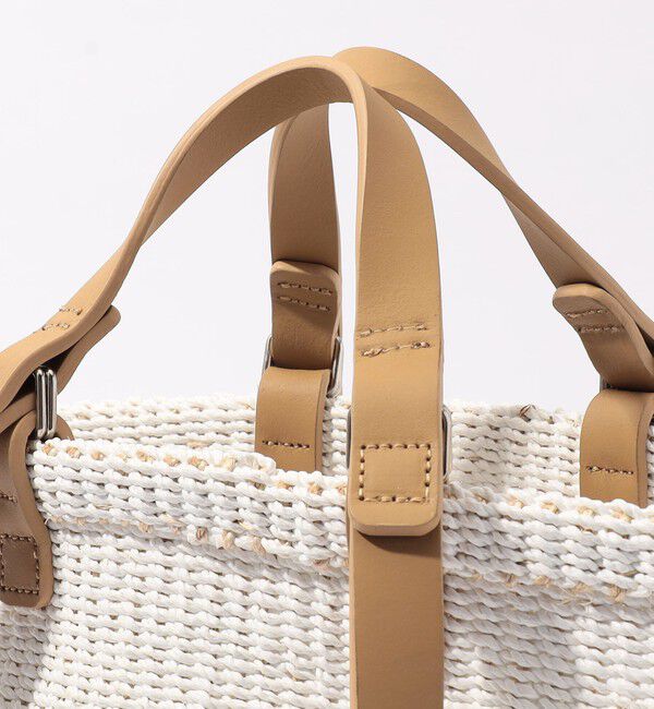 TOMORROWLAND GOODS「BUCKET BAGGAGE  バスケットバッグ ラージ」|かごバッグ|