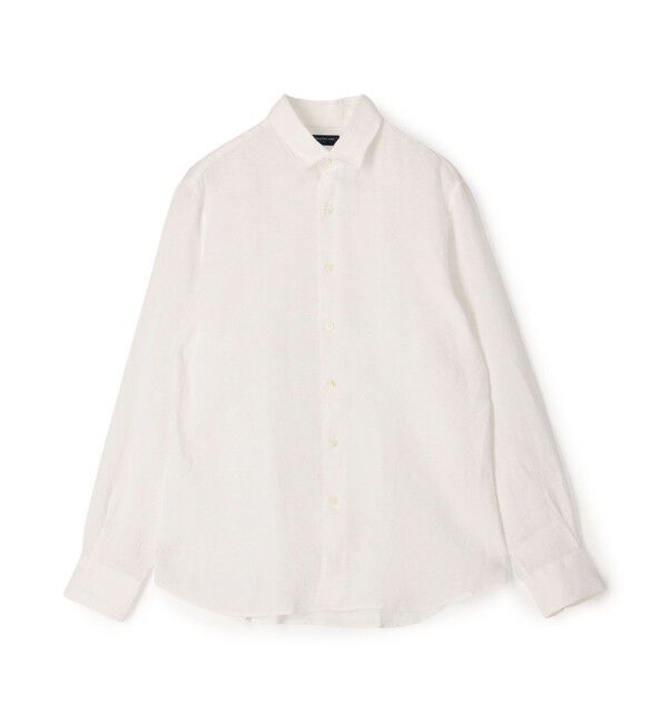 TOMORROWLAND MENS「リネン セミワイドカラーシャツ ALBINI」|シャツ・ブラウス|11 ホワイト