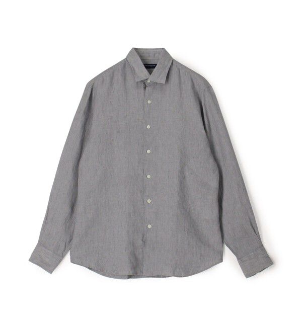 TOMORROWLAND MENS「リネン セミワイドカラーシャツ ALBINI」|シャツ・ブラウス|15 グレー
