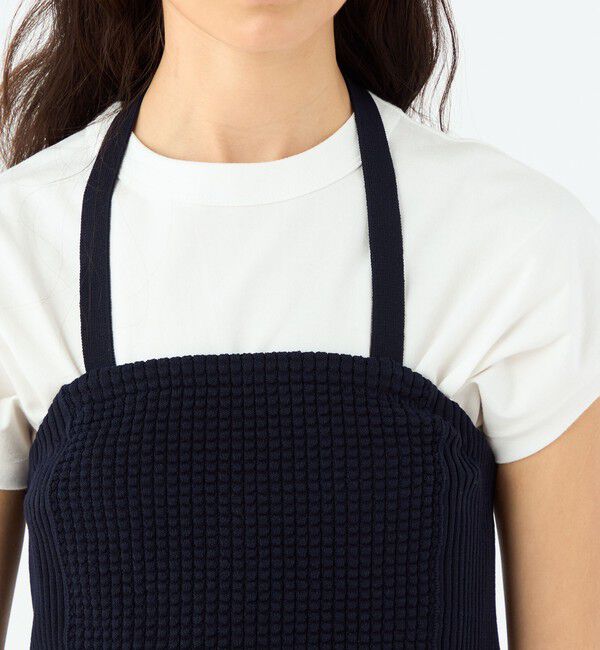 MACPHEE「マリンボーダー ホルターネックビスチェ」|キャミソール|