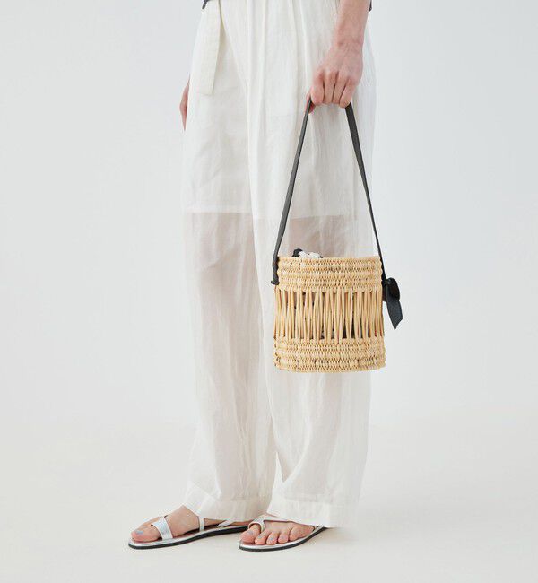 TOMORROWLAND GOODS「KECH LES ESSENTIAL ONE SHOULDER M バスケットバッグ」|かごバッグ|