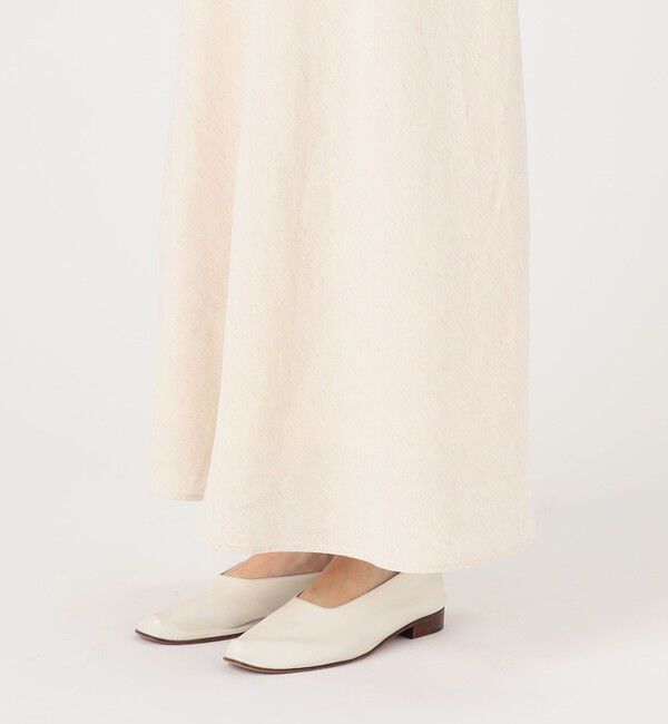 GALERIE VIE「ホームステッドクロス ヘムフレアマキシスカート」|フレア|