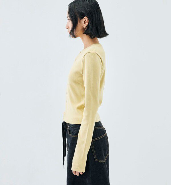Edition「コットンモダールフライス カーディガン」|カーディガン|