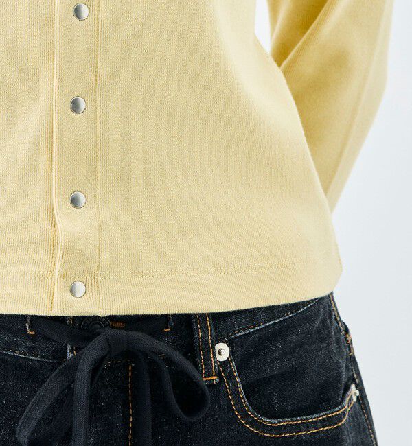 Edition「コットンモダールフライス カーディガン」|カーディガン|