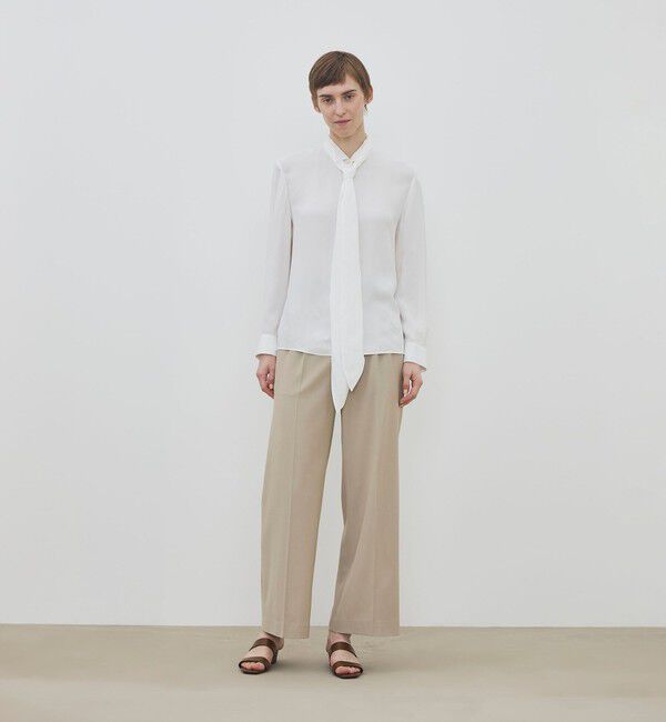 DES PRES「ハイツイストレーヨン ボウタイドレスブラウス」|シャツ・ブラウス|