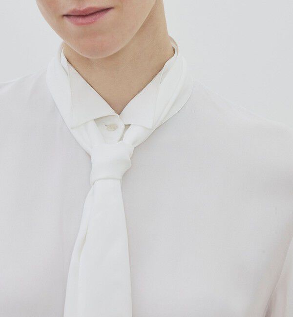 DES PRES「ハイツイストレーヨン ボウタイドレスブラウス」|シャツ・ブラウス|