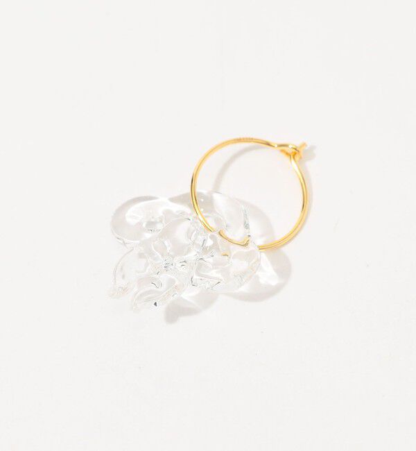 TOMORROWLAND GOODS「LEVENS JEWELS BOW HOOP 片耳ピアス」|ピアス|