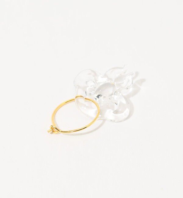 TOMORROWLAND GOODS「LEVENS JEWELS BOW HOOP 片耳ピアス」|ピアス|