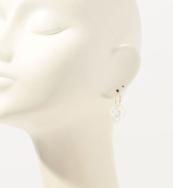 TOMORROWLAND GOODS「LEVENS JEWELS BOW HOOP 片耳ピアス」|ピアス|